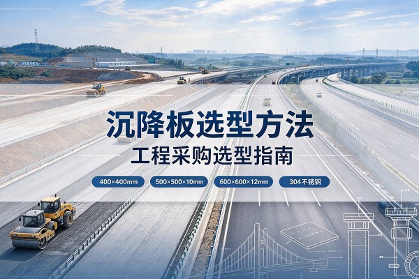 界首沉降板选择方法