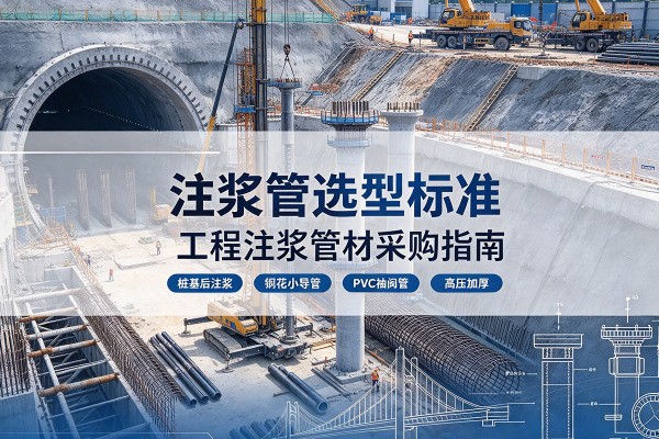 界首注浆管选型标准