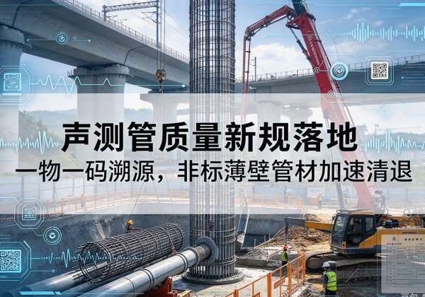 界首声测管质量新规落地，一物一码溯源，非标薄壁管材加速清退